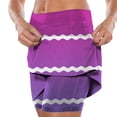 thumbnail image 3 of Faldas de jogging de cintura alta con bolsillos para mujer - Faldas deportivas ligeras para yoga y entrenamientos de verano, 3 of 7