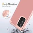 thumbnail image 5 of Dteck for Samsung A53 5G Case, Military Grade Heavy Duty Defender Samsung Galaxy A53 Phone Case, 3 in 1 Shockproof Rugged Protective Cover for Galaxy A53 5G, Rosegold, 5 of 7