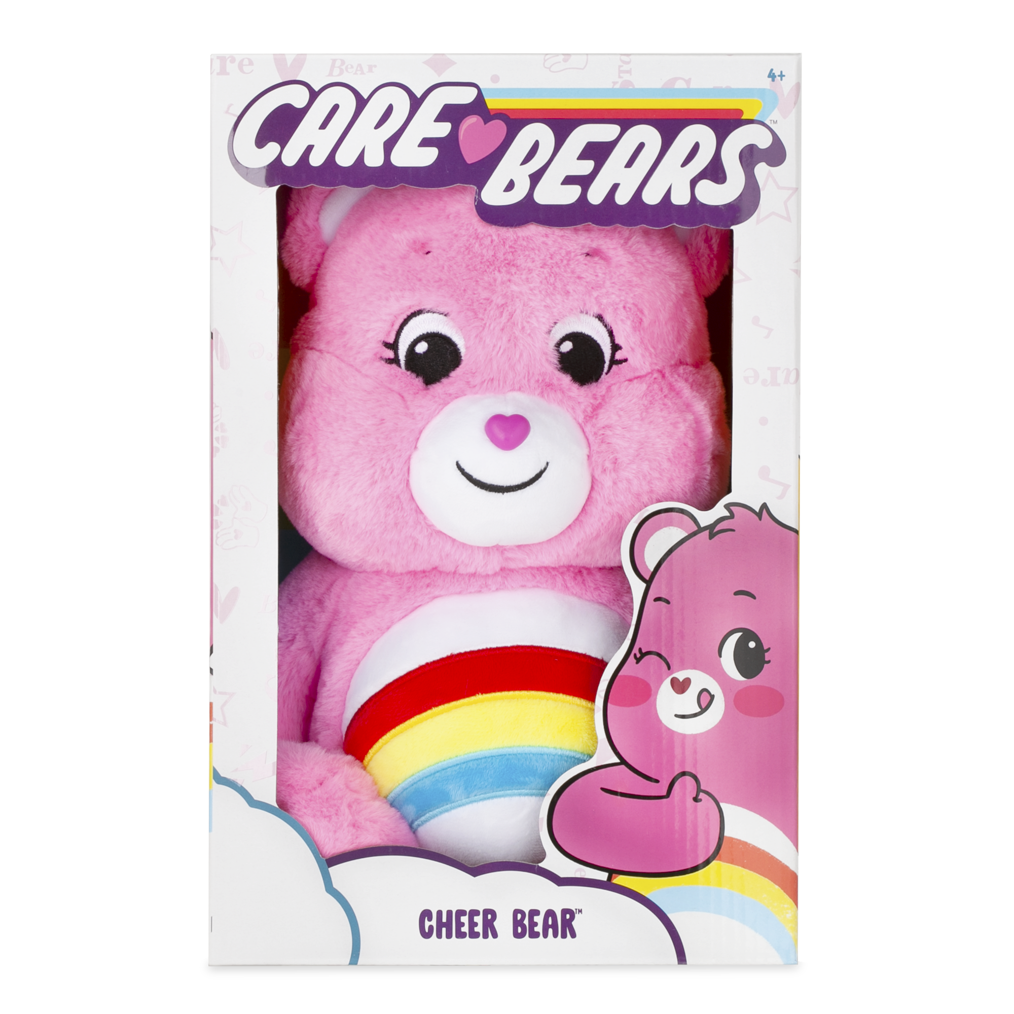 Care Bears 14" Plush - Cheer Bear - Soft Huggable Material! - image 4 of 13