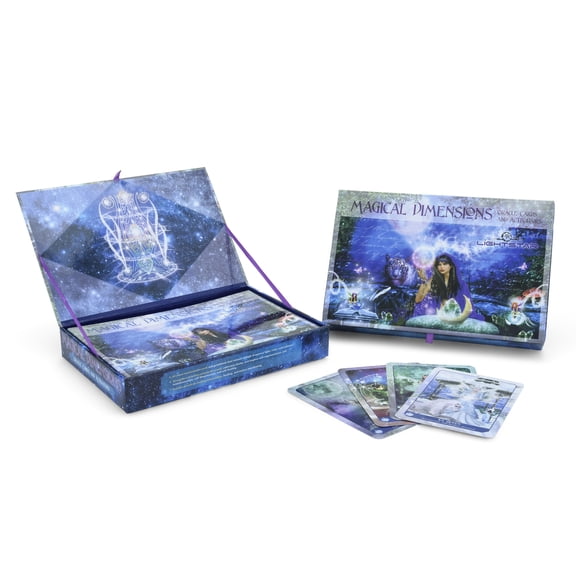 Pre-Owned Magical Dimensions Oracle Cards and Activators: (Oracle Kit Box Set with 44 Cards and Guide Book) (Misc.) 0764353454 9780764353451