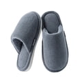 thumbnail image 5 of IEMIEMIEM Men's Slippers Plush Warm Feet Thick-soled Fuzzy Non-slip Home Indoor Soft Sole For Fall Winter Shoes 9.5 wide, 5 of 6