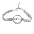 thumbnail image 1 of Team Members give Pulsera de tobillera de cadena de tenis, joyería de diamantes, 1 of 3
