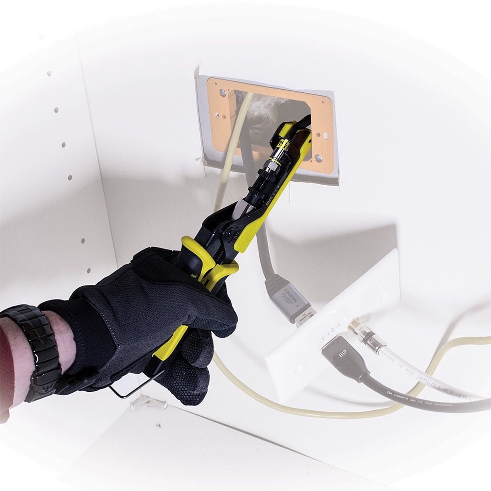 Klein Tools Extended Reach Coax Crimper