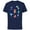 Navy, variant on Disney and Pixar’s Inside Out 2 Anxiety Emotional Spiral- Short Sleeve Cotton T-Shirt for Adults - Customized-Black