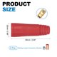 thumbnail image 2 of Uxcell 2Pack DKJ 10-25 Conectores de cables de soldadura para cable de 4-6 AWG, conectores rápidos de 200A estilo UE para accesorios de máquinas de soldadura, rojo, 2 of 6