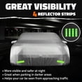 thumbnail image 6 of Mockins 185”x70”x60” Silver 190T Polyester Sedan Car Cover, 6 of 9