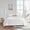 Simple White, variant on 3-Piece Printed Quilt Set - Full/Queen Size - Lightweight Reversible Bedding Coverlet Set for All Season (Classic Paisley Pattern), Full/Queen (90x96 inch | 2 Pillow Shams)