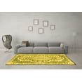 thumbnail image 3 of Ahgly Company Indoor Round Medallion Yellow Traditional Area Rugs, 8' Round, 3 of 4