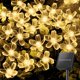 thumbnail image 1 of Guirnalda de luces solares Brightown 60 LED con forma de flor, color blanco cálido, 1 of 7