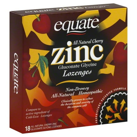 Equate Zinc Lozenges Cherry