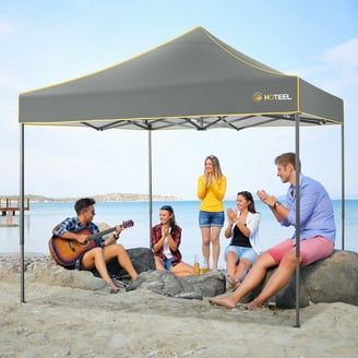 Coleman 10' x 10' Instant Straight Leg Canopy Gazebo with Added