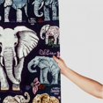 thumbnail image 3 of Autua Elephant Tapestry Maximalism Shower Curtain Set for Bathroom Decoration with Hooks 69"x72, 3 of 7