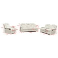 thumbnail image 3 of Hybition Living Room Furniture Set, 3 Pieces,Power Recliner Sofa with LED Light, Reading Light, Wireless Charging, Loveseat with Cup Holders, Storage, Bluetooth Speaker, Single Chair with Storage-Colo, 3 of 5