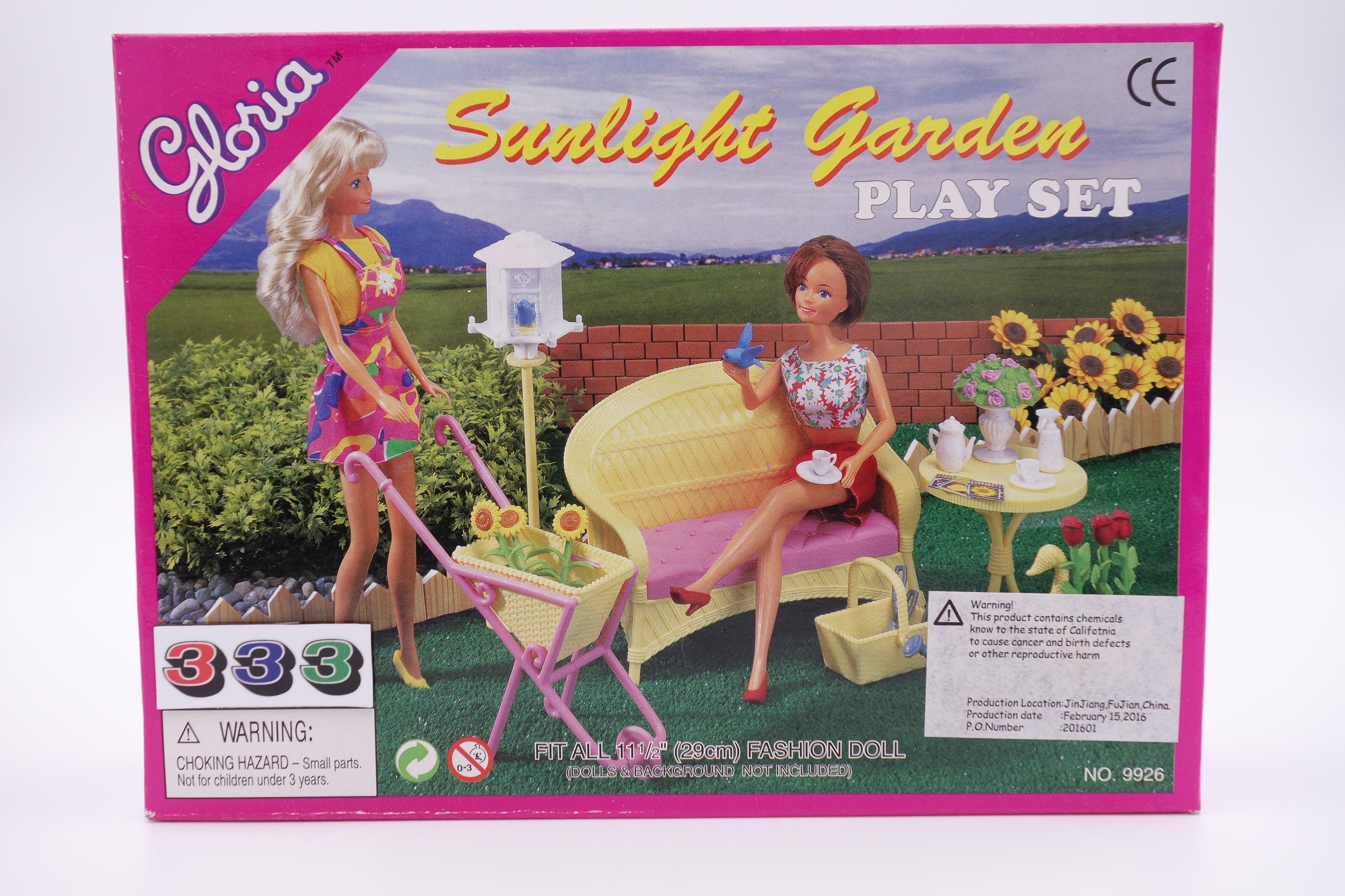 barbie garden set