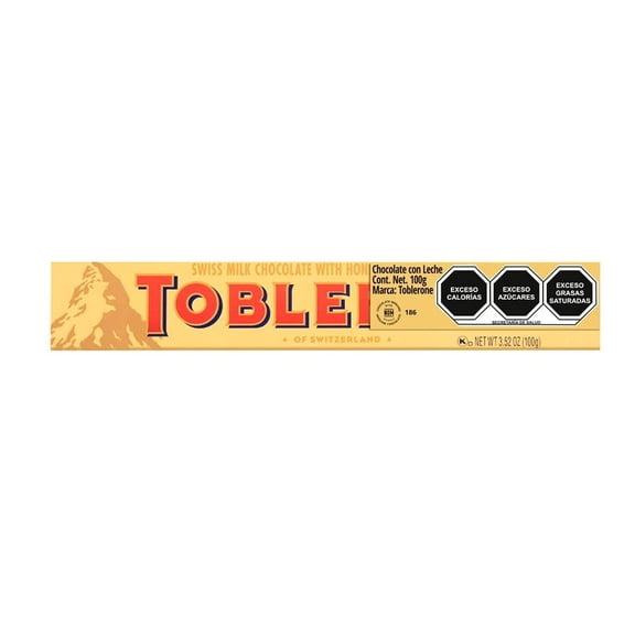 Chocolate Toblerone Suizo con miel y almendras 100 g