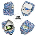 thumbnail image 5 of FORMRS Mini Backpack Purse for Women Travel Daypack Casual Shoulder Bag, Blue Daisy, 5 of 7