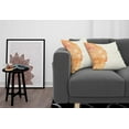 thumbnail image 3 of Ambesonne Flower Throw Pillow Cover 2 Pack, Island Floral Side Frame, 18", Vermilion, 3 of 7
