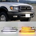 thumbnail image 4 of Luz de circulación diurna LED para Toyota Tacoma 1998 1999 2000 2001 2002 2003 2004 Lámpara antiniebla DRL con señal de giro dinámica Luz antiniebla, 4 of 5