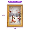 thumbnail image 5 of Hello Winter Collie Football Snowman Welcome Snowy Morning Acrylic Plaque with Wood Photo Frame Box Collie Dog Lover Gifts Idea Light Box - 01012, 5 of 5