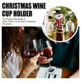 thumbnail image 4 of CNKOO Promotion!Christmas Storage Rack Christmas Bar Wine Glass Holder Santa Vertical Wine Rack, 4 of 11