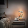 thumbnail image 5 of Yayeee Table Lamp for Bedroom Nightstand LED Portable Bedside Warm Light, Colorful Flowers Pattern, 5 of 7