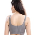 thumbnail image 2 of Soidarity Sujetador de mujer que cubre la forma Push Up Brassiere 7 filas ajustable ropa interior cómoda Bralette que forma el pecho Lencería fajas Gris 48/110CDE, 2 of 6