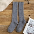 thumbnail image 2 of Diufon Women's Fuzzy Warm Socks Unisex Fall Winter Thickened Middle Tube Calf Socks Casual Home Long Socks, 2 of 3