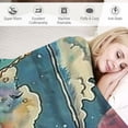 thumbnail image 3 of PRATYUS Dinosaur Blanket Flannel Throw Blanket for Gifts for Women Men Girls Boys All Seasons Super Soft Cozy Throws Blanket for Couch Sofa Bed Office 60x80in, 3 of 6