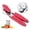 Red, variant on TJ Pop Stainless Steel Heavy Duty Hand Manual Held Can Openers，gray