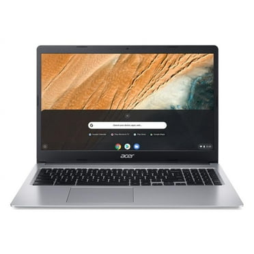 Acer 315 15.6" Celeron 4GB/32GB Chromebook, 15.6" HD Display, Intel Celeron N4000, 4GB LPDDR4, 32GB eMMC, Protective Sleeve, Pure Silver, ChromeOS - CB315-3H-C2C3