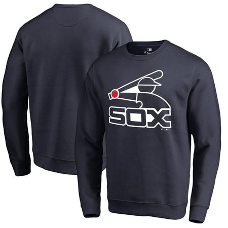 Chicago White Sox Sweatshirt - Chicago White Sox Fanatics Branded Cooperstown Collection Huntington Sweatshirt - Navy