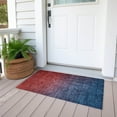 thumbnail image 6 of Addison Rugs Chantille Indoor/Outdoor Solid Ombre Navy Washable Rectangle Rug, 1'8" x 2'6", 6 of 6