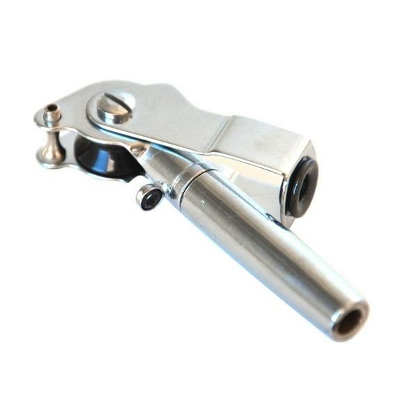 LureSport Swivel Roller Top Guide Heavy Duty Boat Rod Guide with Ceramics Reel Rod Building Component Repair DIY Accessory (Silver Tube ID6mm)