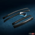 thumbnail image 4 of 2019-2026 Toyota Corolla Sedan Window Visor Vent Rain Deflector 4Pcs Smoke, 4 of 13