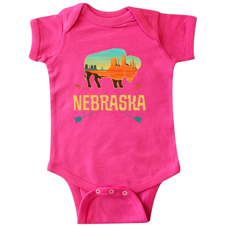 

Inktastic Nebraska Vacation Buffalo Gift Baby Boy or Baby Girl Bodysuit