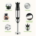 Hand Blender, 3in1 Immersion Hand Blender,9 Speed Turbo Mode Stick