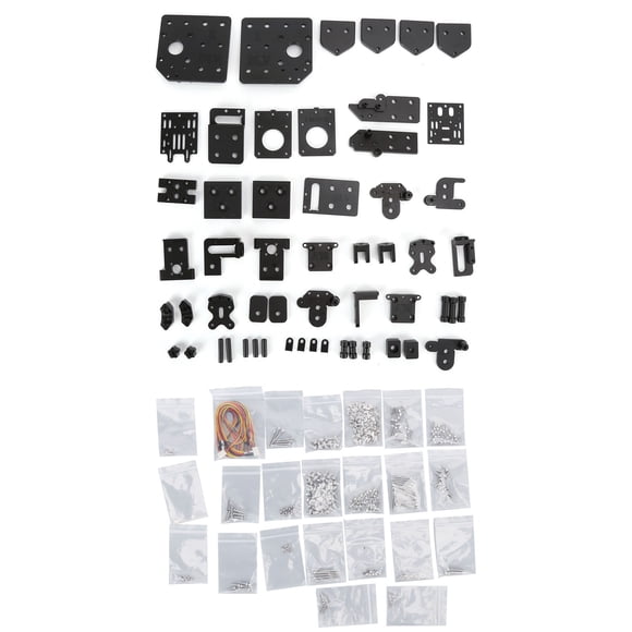 3D Printer Extrusion Frame Kit, Easy Installation Accurate Printers Metal Frames for BLV MGN Cube