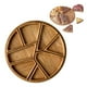 thumbnail image 3 of Bandeja de Madera con Forma de Rompecabezas, con 8 Compartimentos Extraíbles, Ideal para Servir Frutas y Servir en la Mesa de Centro., 3 of 5