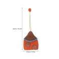 thumbnail image 2 of Mobutofu Brown Wool Knitting House Key Cap Protective Cover for Car and Home Keys with Charming Small House Design, 2 of 5