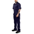 thumbnail image 6 of Kolossus Deluxe Short Sleeve Cotton Blend Coverall with Multi Pockets and Antistatic Zipper, KC04, 6 of 9