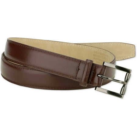 George Men's 32mm Feather Edge Double Stitch Belt