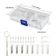 Glasses Repair Kit, EEEkit Screw Nut Nose Pad Set, Assortment Kit Set