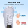 thumbnail image 2 of MAYKX Wide Toe Box Arch Support Walking Shoes for Women Slip on Plantar Fasciitis Sneakers Orthotic Comfortable Tennis Shoes for Foot Pain Relief Size 6-11, 2 of 6
