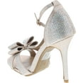 thumbnail image 3 of Forever Link Alina-64 Rhinestone Glitter TStrap Bow Detail Formal Heel, 3 of 7