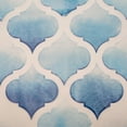 thumbnail image 4 of Bath Bliss 70" x 72" Scale Design PEVA Shower Curtain in Blue, 4 of 4