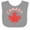 Heather and White, variant on Inktastic Canada Maple Leaf Boys or Girls Baby Bib