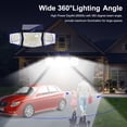 thumbnail image 2 of 199LED Solar Remote Sensor Wall Light Outdoor Waterproof Split Trial Installation Lighting Home Garden Lights, 2 of 7