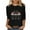 Black-1, variant on Feancey Christmas Tee Shirts for Women Plus Size 3/4 Sleeve Tunic Tops Holiday Casual Round Neck Loose Blouse Dressy Trendy Going Out T-Shirt Black 5XL