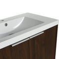 thumbnail image 4 of BNK 30 inch Bathroom Vanity with Sink, Wall-Mounted Bathroom Vanity, Modern Floating Vanity and Sink, Brown Bathroom Vanity Set, 4 of 17