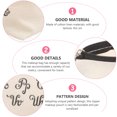 thumbnail image 3 of Bolsa de maquillaje con cremallera, pequeña bolsa de viaje para cosméticos, organizador de maquillaje, monedero para mujer, 3 of 6